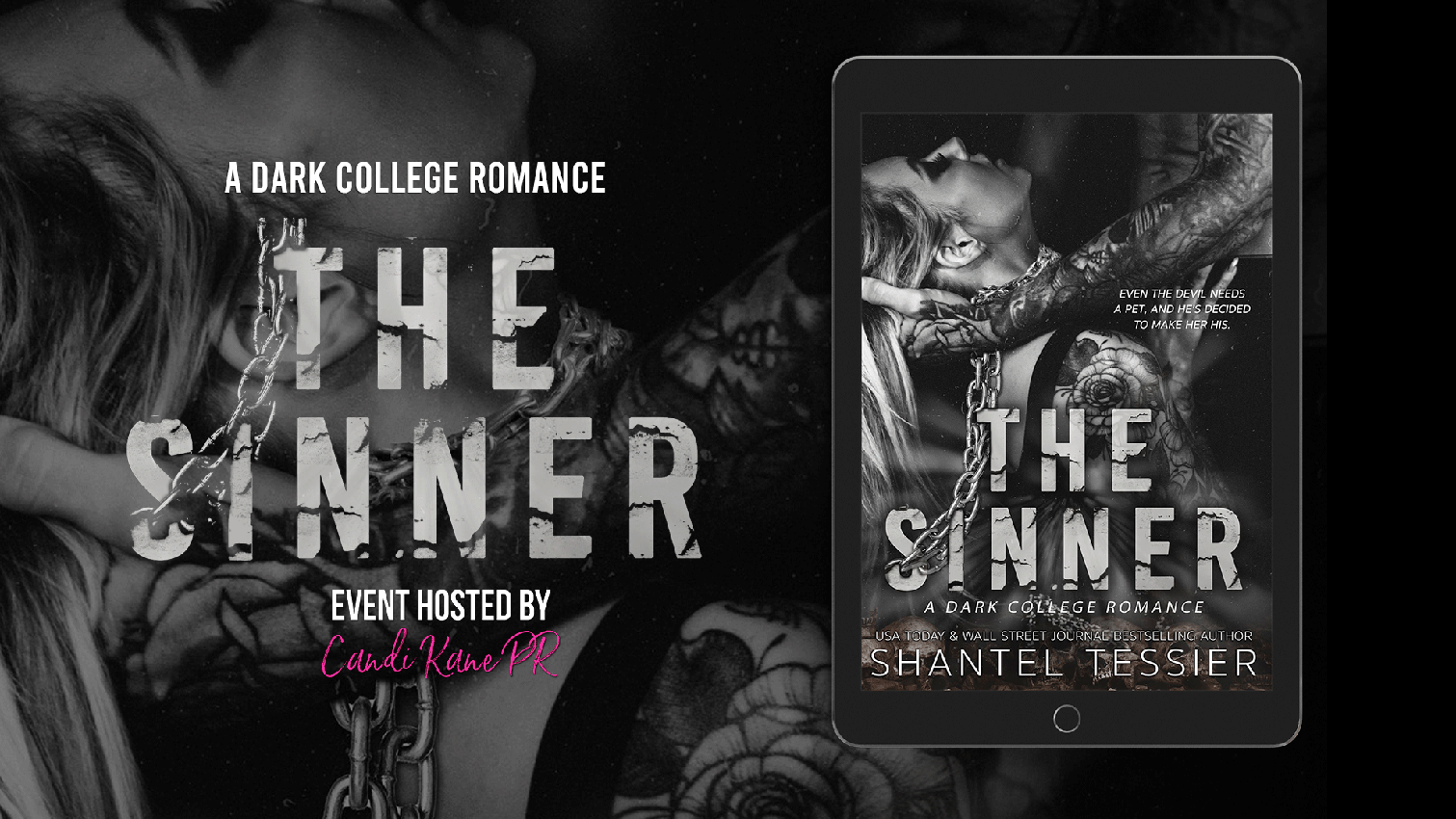 Cover Reveal: 'The Sinner' by Shantel Tessier