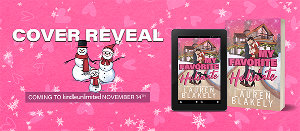 Cover Reveal: 'My Favorite Holidate' by Lauren Blakely