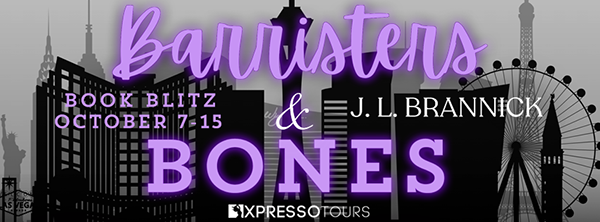 Book Blitz: 'Barristers & Bones' by J. L. Brannick + #Giveaway