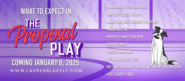 Excerpt Reveal: 'The Proposal Play' by Lauren Blakely (December 11)