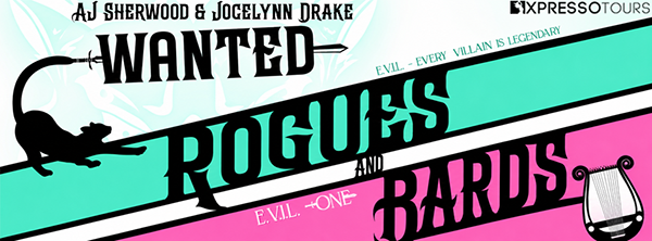 Cover Reveal: 'Wanted: Rogues and Bards' by AJ Sherwood & Jocelynn Drake
